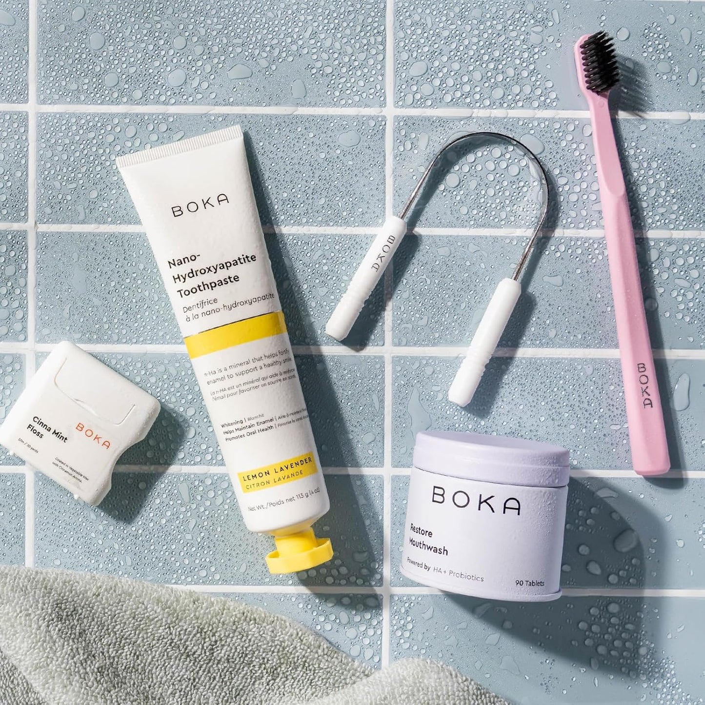 Tongue Scraper for Adults & Kids with Case - Stainless Steel Tongue Cleaner W/Linen Travel Pouch - Scrubber to Remove Tongue Buildup and Freshens Breath (Pack of 1)