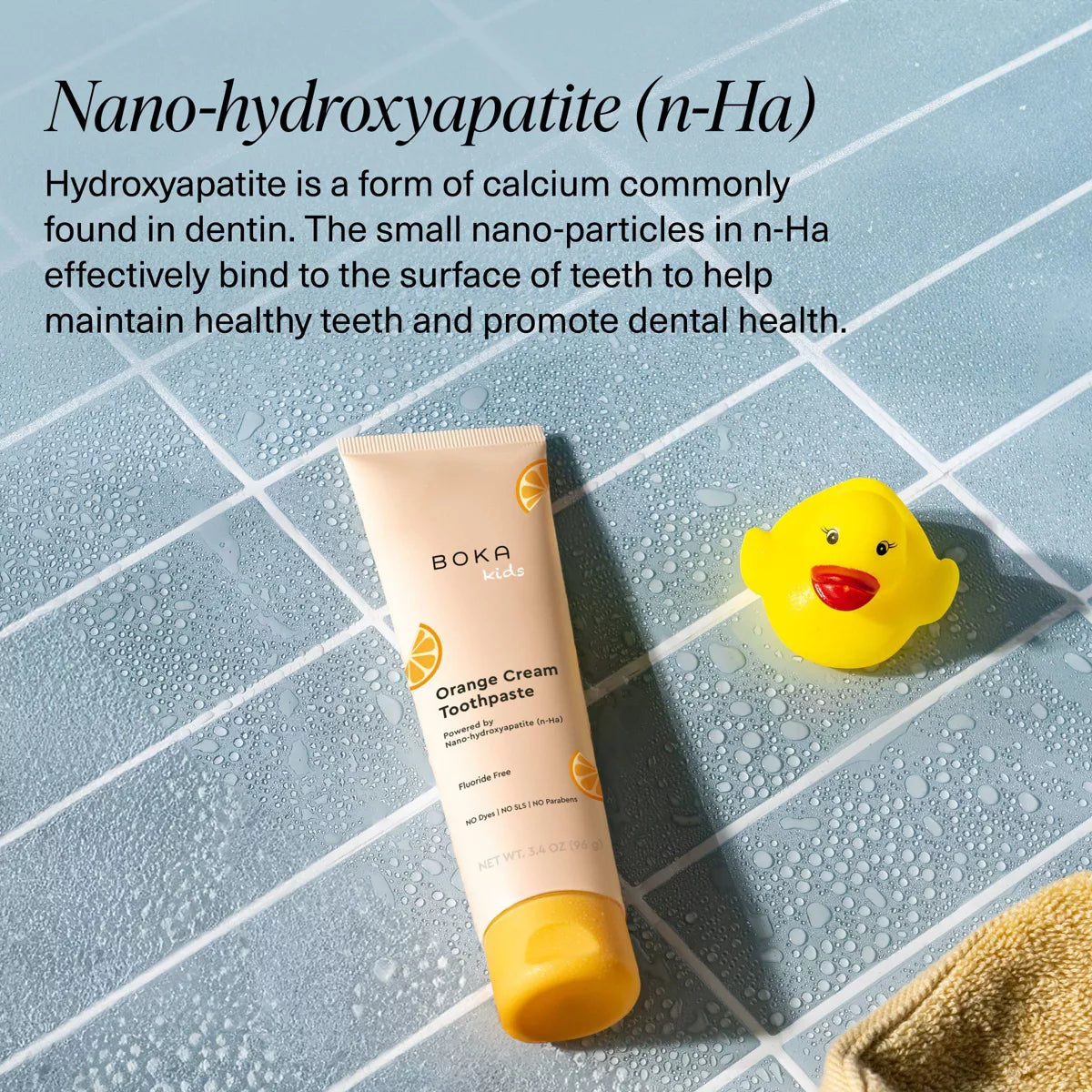 Boka Kids Fluoride-Free Nano Hydroxyapatite Gel Toothpaste - Orange Creamsicle - 3.4Oz